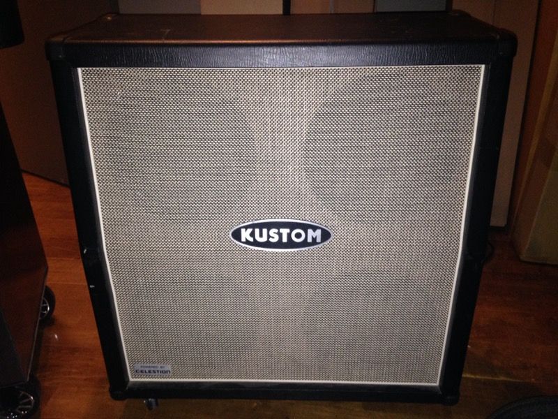 KUSTOM 4x12 SLANT GUITAR CABINET Q412a