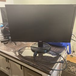 24 inch Asus Monitor With Power Code