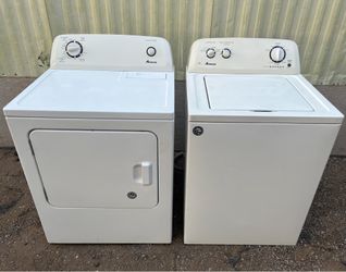 Washer and dryer set AMANA whirlpool