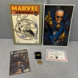 Marvel Artists Edition The Modern Era Signed By Stan Lee W COA And More!