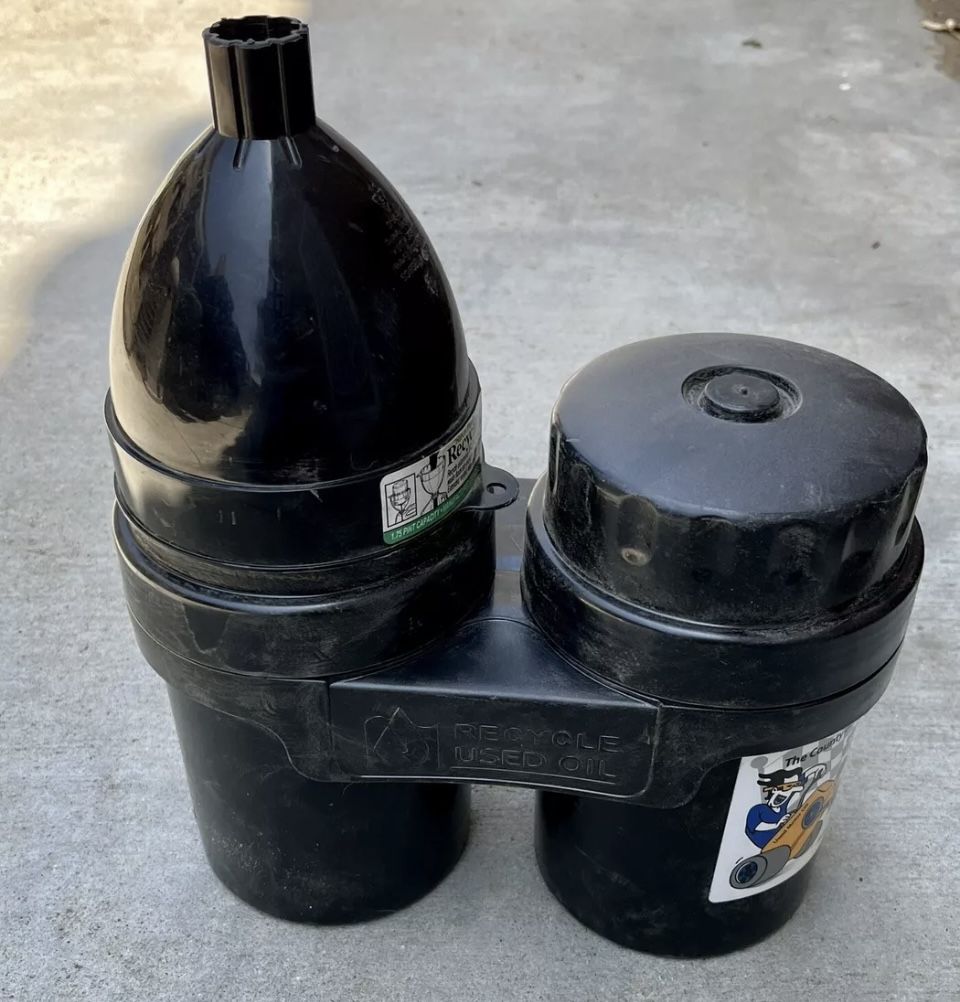 Dual Filter Oil Storage Containers