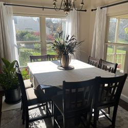 Dining Table With Six Chairs 