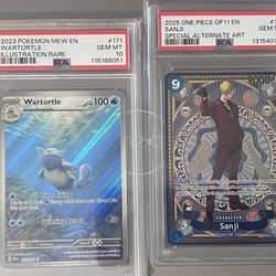 One Piece And Pokemon Psa 10