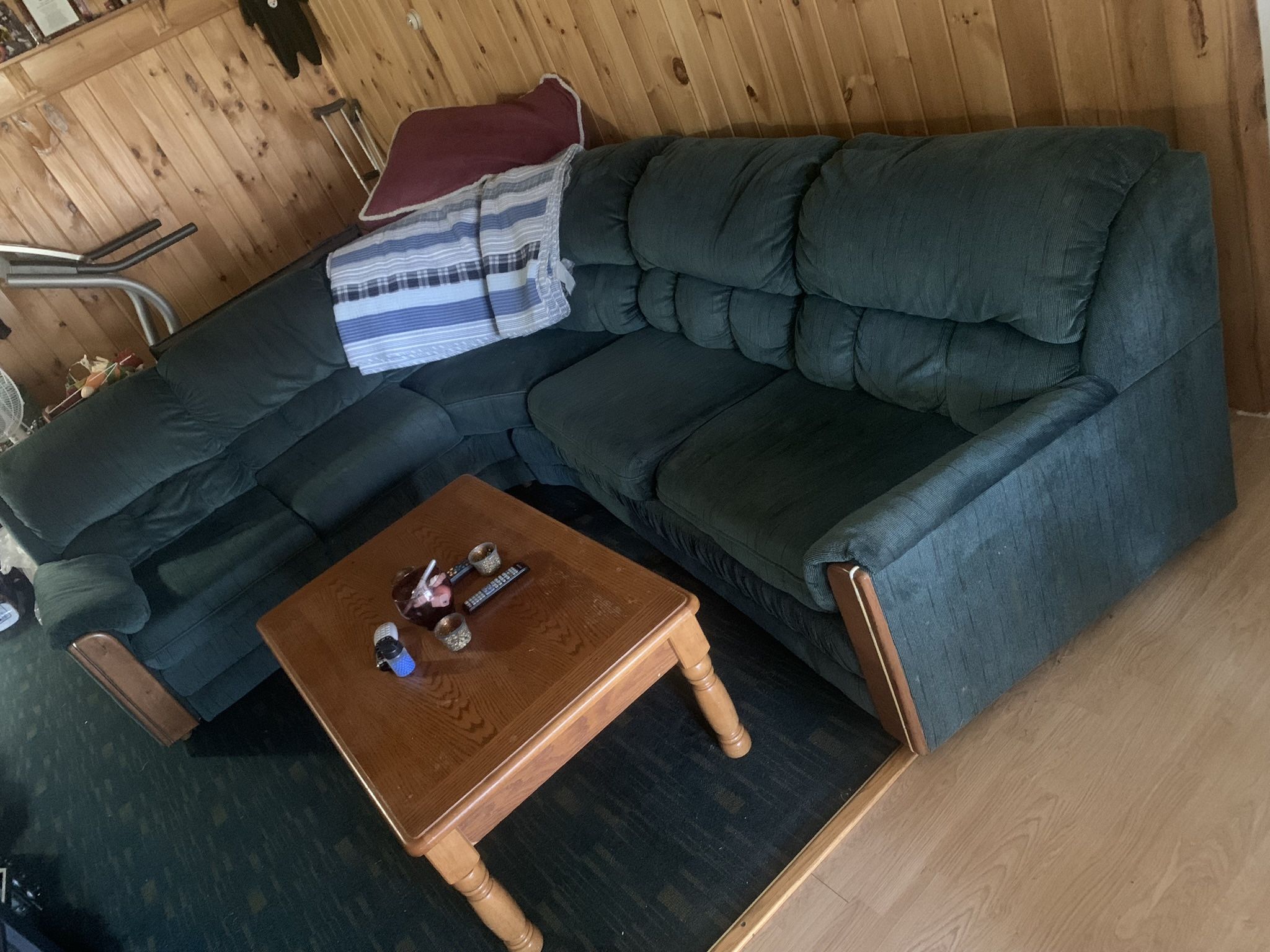 Reclining Sofa Pull Out Bed And Table
