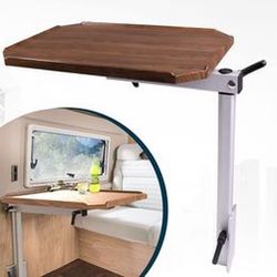 osemar Removable RV Tables with Aluminum Lagun Table Mount and PE Table Board（24 x 16 Inch）