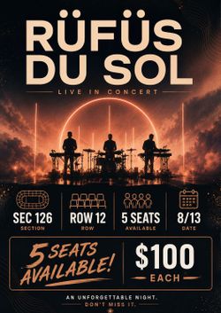 Rufus Du Sol 8/13