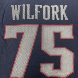 Men’s Vince Wilfork New England Patriots Shirt - Size Small