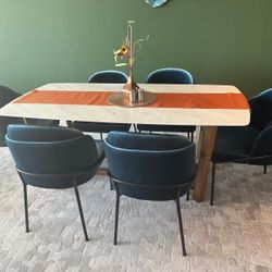 Dining Set With 6 Chairs 