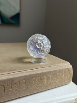 Small Aura Quartz Full Moon Sphere ( firm on price )