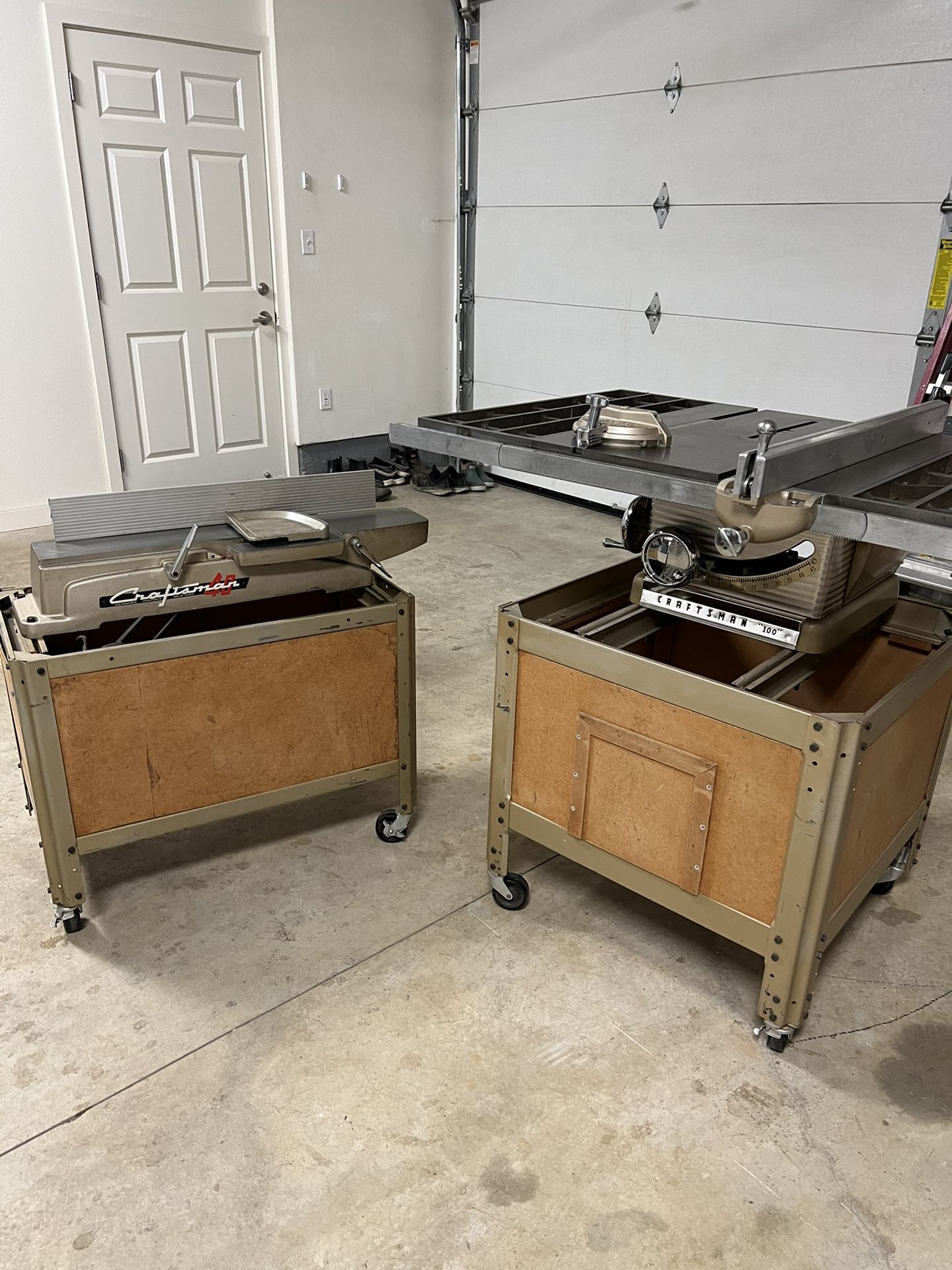 Vintage Craftsman “100”table Saw & 40 Jointer