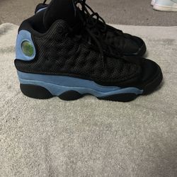 Size 7Y Boys Jordan 13 Retro Black University Blue (GS)