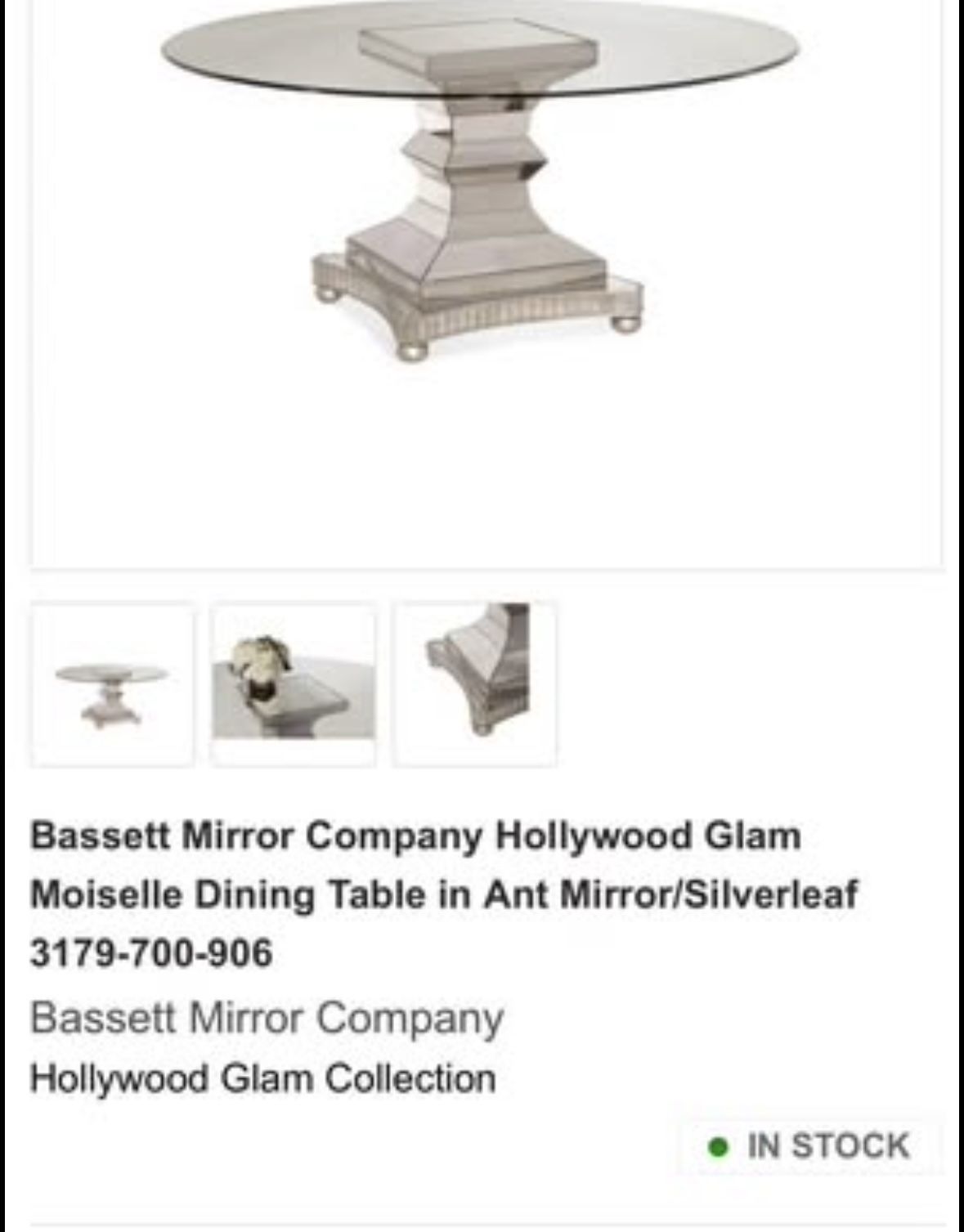Mirrored Dining Base