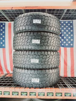 LT285/75R17 NITTO TERRA GRAPPLER G2 ALL TERRAIN USED TRUCK JEEP TIRES 285/75R17 OFF ROAD LEASE RETURN TIRE SHOP 285 75 17 GOMAS LLANTAS NEIMATICOS USA