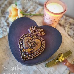 Small Heart Shaped Trinket Jewelry Box