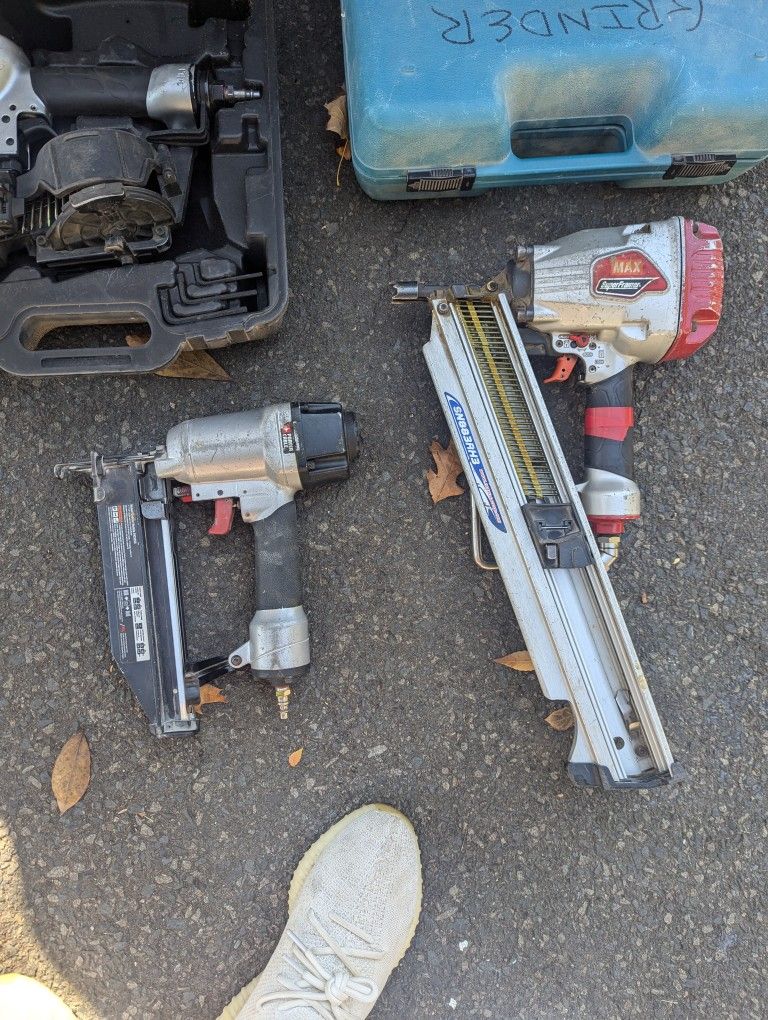 Max Super Nailer And Porter Cable Framing Gun
