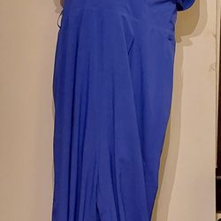 Royal Bkue Jumpsuit Size Large
