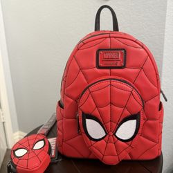 Loungefly Spider-Man Mini Backpack And Coin Purse