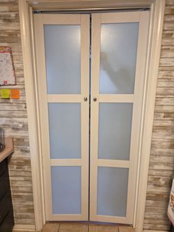 Frosted doors