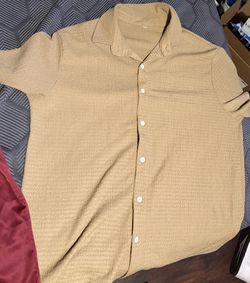 Tan Dress Shirt Xl $10