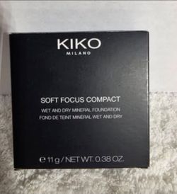 KIKO Milano Soft Focus Compact Wet and Dry Mineral Foundation 0.38oz #12 NEW
