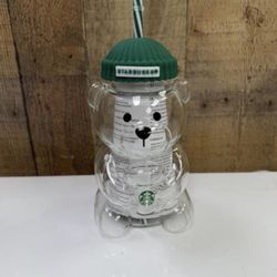 Teddy Bear Glass Tumbler