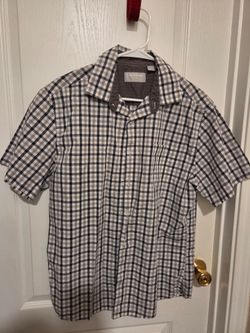 Men's Shirt Claiborne Size Large Slim Fit Stretch