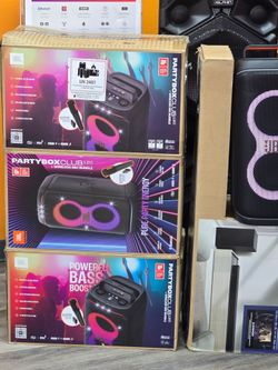 Jbl Party box club 120 with Wireless Mic  🎤