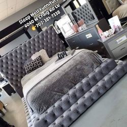 🙋‍♂️4pc Queen -Bedroom👉 -Furniture💲SALE 