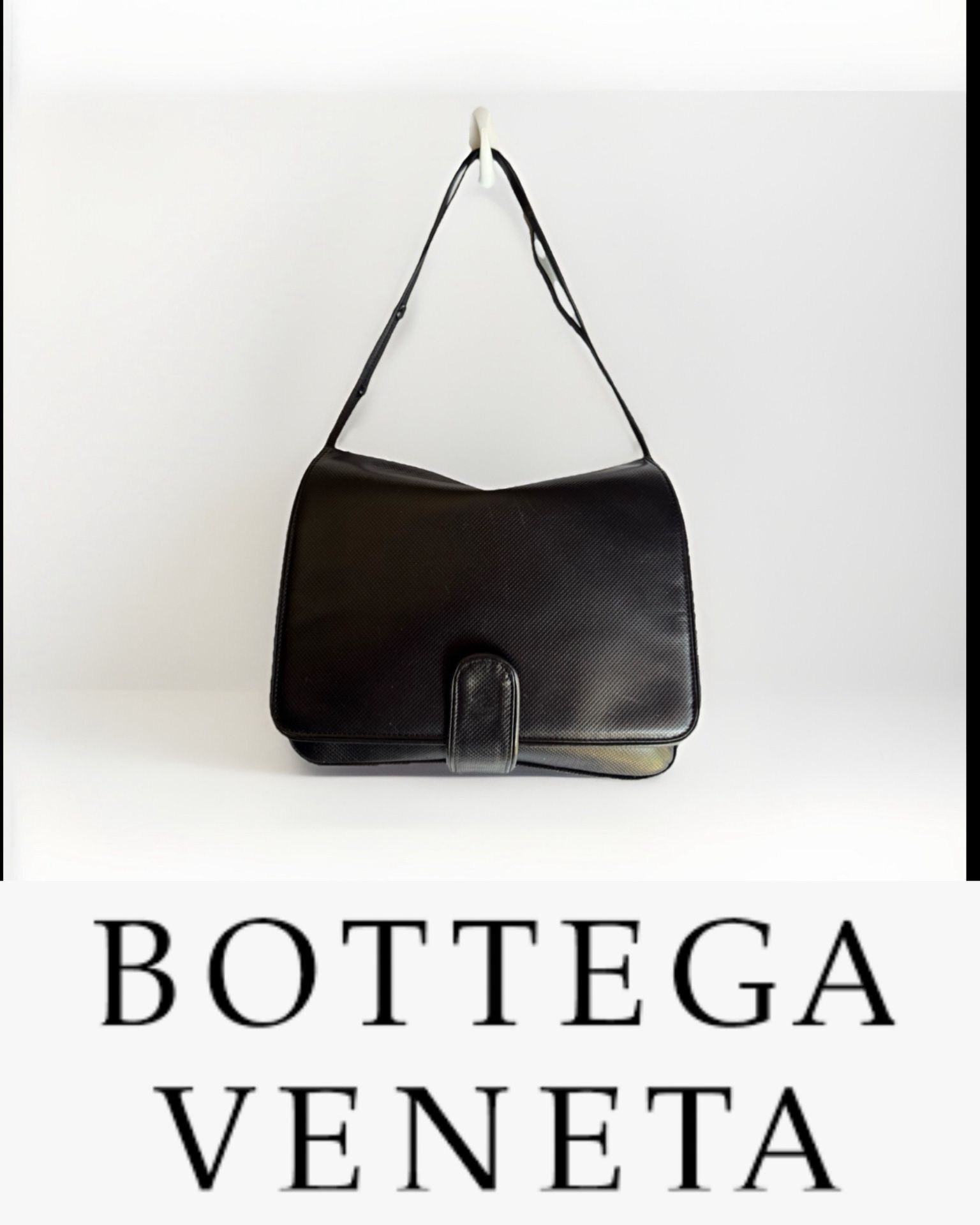 Rare Vintage Bottega Veneta Messenger Sachel Bag Unisex