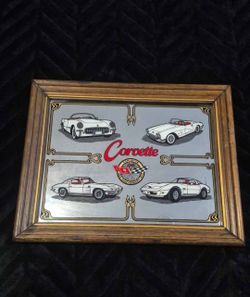Corvette 25th anniversary framed art