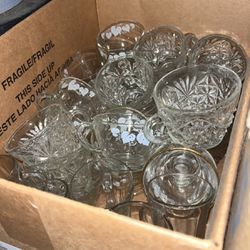 30pcs Vintage Glass