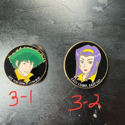 Cowboy Bebop Enamel Pins
