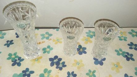 3pc.. Lennox Crystal set