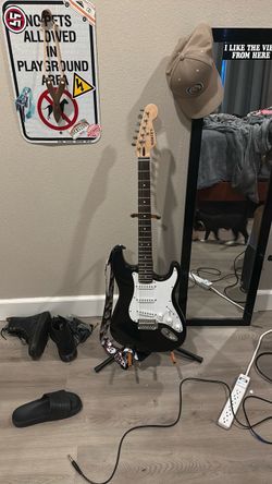 guitar and amp