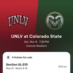 CSU Vs UNLV Tickets
