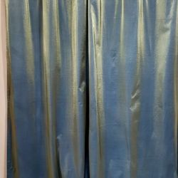 Erradecent Turquoise THICK MATERIAL Black Out Curtains 40in x 84in