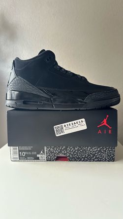 DS Nike Air Jordan 3s Black Cats