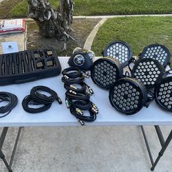 Wireless DMX DJ light system