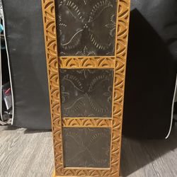 Small Vintage Engraved Shelf 