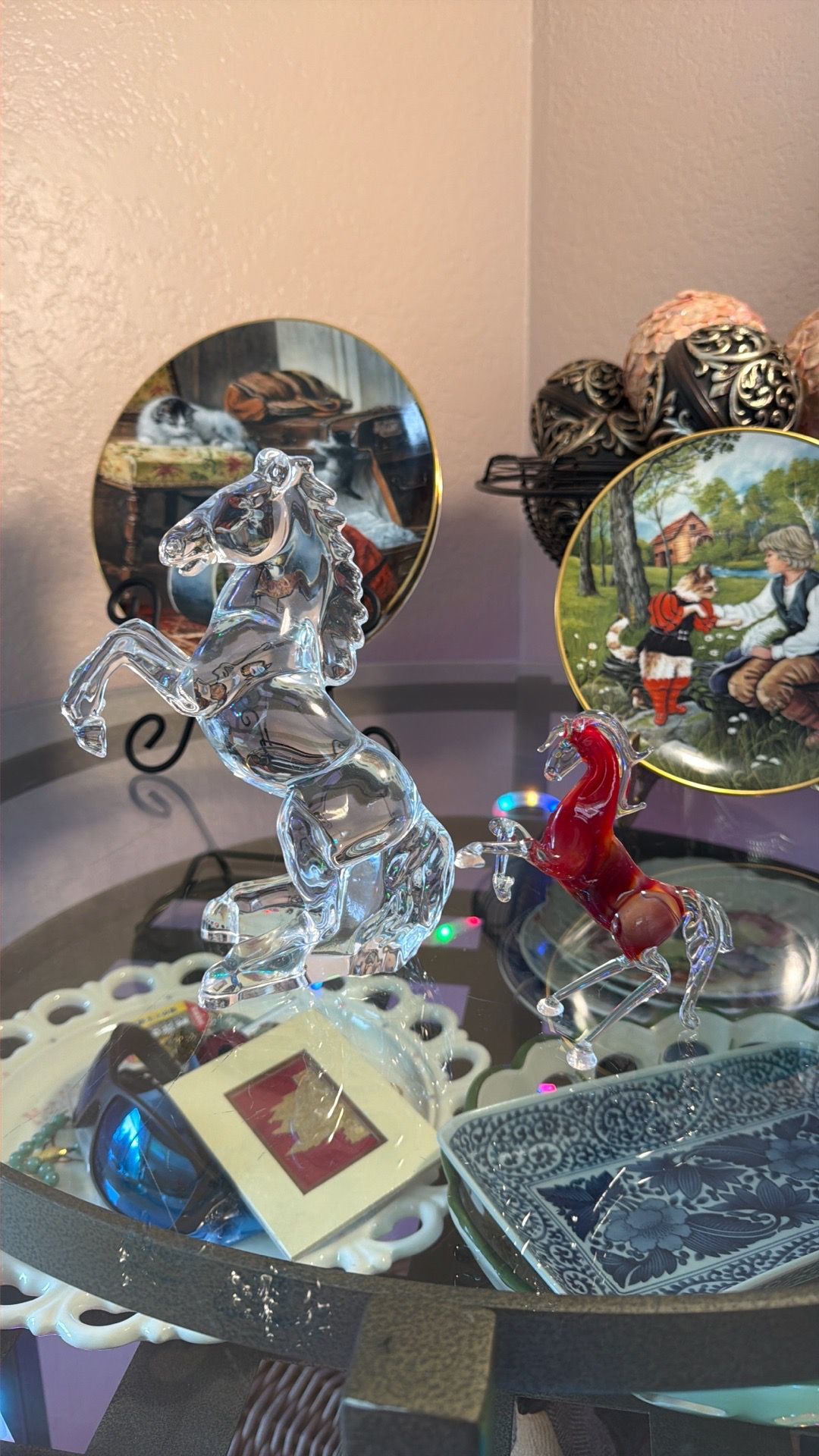 Glass horse