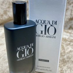 Acqua Di Gio Giorgio Armani  Parfum For Men 0.5 Fl. Oz. 15 Ml. Travel Size Spray Sealed Box