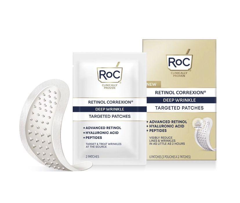 Roc Retinol correxion targeted deep facial wrinkle patches 6ct