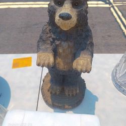 Tall Bear Sculpture 