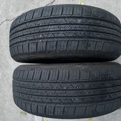 215/60R16 2 Tires Milestar