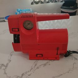 Vintage Autp Portable Electric Air Compressor & light By Interdynamics tested