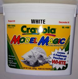 White crayola model magic
