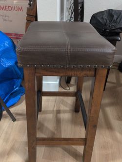 31 in height brown barstools