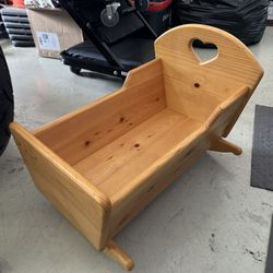 Mini Baby Crib (wood)