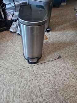 1.6 gallon Stainless Steel Step Trash Can