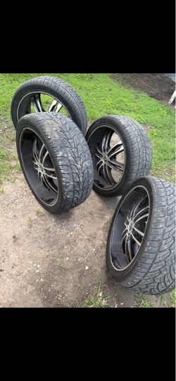 24 inch Rims with Tires